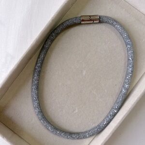 Swarovski Stardust Doppel Wickel Armband and NECKLACE